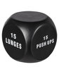 Prime Line Dice Exercise Cube black ModelBack