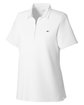 vineyard vines Ladies' Edgartown Pique Polo white cap_100 OFQrt