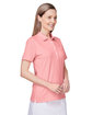 vineyard vines Ladies' Fanshell Polo wht/ fr crl_9359 ModelQrt