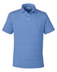 vineyard vines Men's Bradley Stripe Sankaty Polo maui blue_5915 OFFront