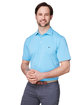 vineyard vines Men's Bradley Stripe Sankaty Polo adrs blu_7079 ModelQrt