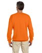 Gildan Adult Heavy Blend  Fleece Crew s orange ModelBack