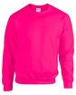 Gildan Adult Heavy Blend  Fleece Crew safety pink OFFront