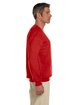 Gildan Adult Heavy Blend  Fleece Crew red ModelSide