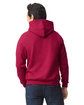 Gildan Adult Heavy Blend Hooded Sweatshirt antiq cherry red ModelBack