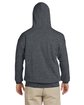 Gildan Adult Heavy Blend Hooded Sweatshirt dark heather ModelBack