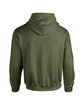 Gildan Adult Heavy Blend Hooded Sweatshirt military green OFBack