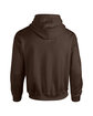 Gildan Adult Heavy Blend Hooded Sweatshirt dark chocolate OFBack