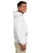 Gildan Adult Heavy Blend Hooded Sweatshirt white ModelSide