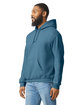 Gildan Adult Heavy Blend Hooded Sweatshirt indigo blue ModelSide