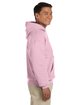 Gildan Adult Heavy Blend Hooded Sweatshirt light pink ModelSide
