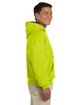 Gildan Adult Heavy Blend Hooded Sweatshirt safety green ModelSide