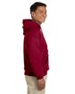 Gildan Adult Heavy Blend Hooded Sweatshirt cardinal red ModelSide