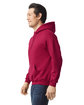 Gildan Adult Heavy Blend Hooded Sweatshirt antiq cherry red ModelSide