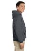 Gildan Adult Heavy Blend Hooded Sweatshirt dark heather ModelSide