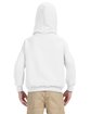 Gildan Youth Heavy Blend Hooded Sweatshirt white ModelBack