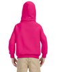 Gildan Youth Heavy Blend Hooded Sweatshirt heliconia ModelBack