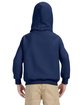 Gildan Youth Heavy Blend Hooded Sweatshirt navy ModelBack