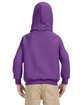 Gildan Youth Heavy Blend Hooded Sweatshirt purple ModelBack