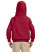 Gildan Youth Heavy Blend Hooded Sweatshirt cardinal red ModelBack