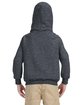 Gildan Youth Heavy Blend Hooded Sweatshirt dark heather ModelBack