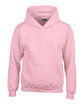 Gildan Youth Heavy Blend Hooded Sweatshirt light pink OFFront