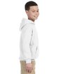 Gildan Youth Heavy Blend Hooded Sweatshirt white ModelSide