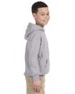 Gildan Youth Heavy Blend Hooded Sweatshirt sport grey ModelSide