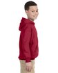 Gildan Youth Heavy Blend Hooded Sweatshirt cardinal red ModelSide