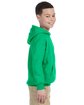Gildan Youth Heavy Blend Hooded Sweatshirt irish green ModelSide