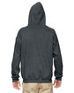 Gildan Adult Heavy Blend Full-Zip Hooded Sweatshirt dark heather ModelBack