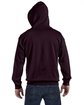 Gildan Adult Heavy Blend Full-Zip Hooded Sweatshirt dark chocolate ModelBack