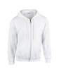 Gildan Adult Heavy Blend Full-Zip Hooded Sweatshirt white OFFront