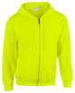 Gildan Adult Heavy Blend Full-Zip Hooded Sweatshirt safety green OFFront