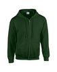 Gildan Adult Heavy Blend Full-Zip Hooded Sweatshirt forest green OFFront