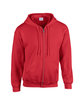 Gildan Adult Heavy Blend Full-Zip Hooded Sweatshirt red OFFront