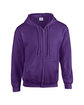 Gildan Adult Heavy Blend Full-Zip Hooded Sweatshirt purple OFFront