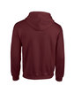 Gildan Adult Heavy Blend Full-Zip Hooded Sweatshirt maroon OFBack