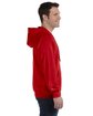 Gildan Adult Heavy Blend Full-Zip Hooded Sweatshirt red ModelSide
