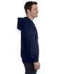 Gildan Adult Heavy Blend Full-Zip Hooded Sweatshirt navy ModelSide