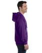 Gildan Adult Heavy Blend Full-Zip Hooded Sweatshirt purple ModelSide