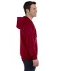 Gildan Adult Heavy Blend Full-Zip Hooded Sweatshirt cardinal red ModelSide