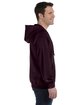 Gildan Adult Heavy Blend Full-Zip Hooded Sweatshirt dark chocolate ModelSide