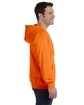 Gildan Adult Heavy Blend Full-Zip Hooded Sweatshirt s orange ModelSide