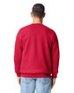 Gildan Unisex Hammer Maxweight Crewneck Sweatshirt cherry red ModelBack