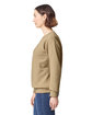 Gildan Unisex Hammer Maxweight Crewneck Sweatshirt tan ModelSide