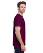 Gildan Adult Ultra Cotton T-Shirt maroon ModelSide