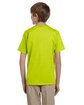 Gildan Youth Ultra Cotton T-Shirt safety green ModelBack