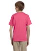 Gildan Youth Ultra Cotton T-Shirt safety pink ModelBack
