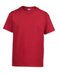 Gildan Youth Ultra Cotton T-Shirt cherry red OFFront
